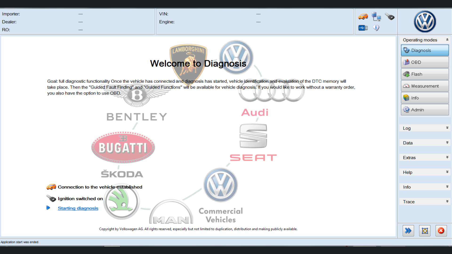 ODIS diagnostic software for Audi VW Porsche component protection removal in Gold Coast.